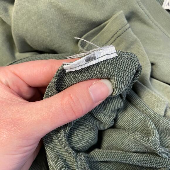 Abercrombie & Fitch Women’s Olive Green Short Sleeve Mini T-Shirt Dress Size‎ SP - Picture 6 of 6